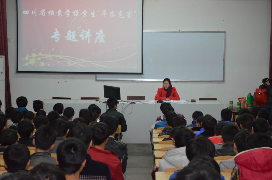 我校舉辦學生“戀愛危害”專題講座